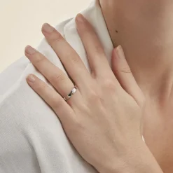 Histoire d'Or Bague Daphne Or Blanc Diamant* Bagues|Bagues Avec Pierre