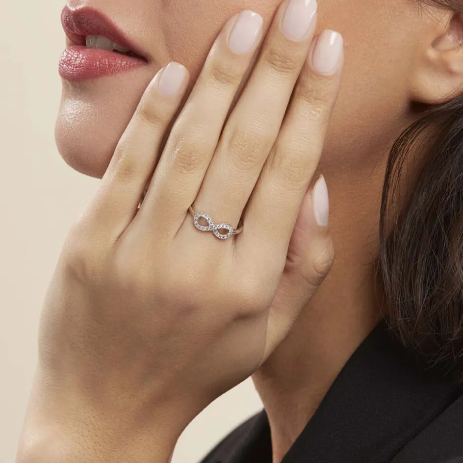 Histoire d'Or Bague Davila Argent Blanc Oxyde De Zirconium* Bagues Fantaisie|Bagues Avec Pierre