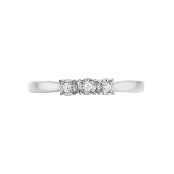 Clearance Histoire d'Or Bague Diamotion or blanc diamant