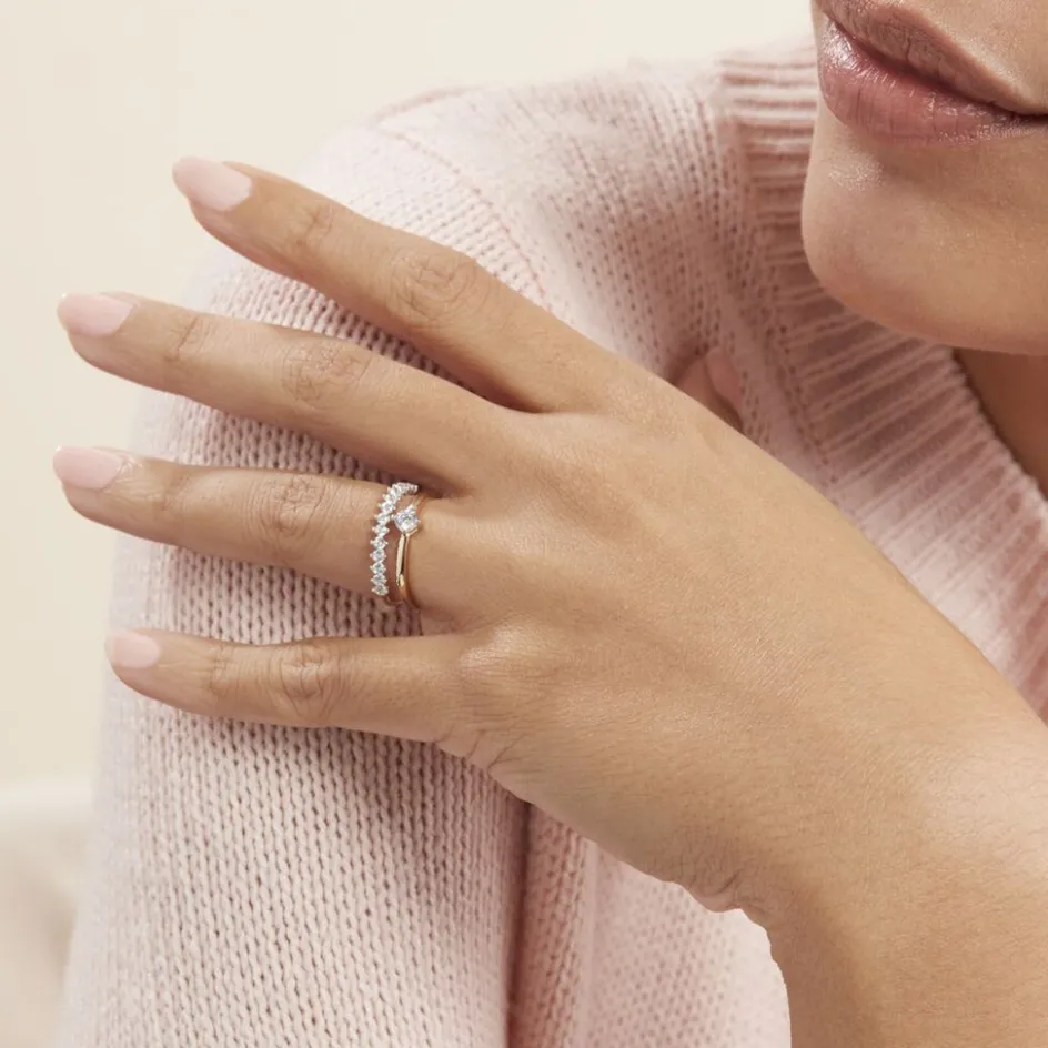 Histoire d'Or Bague Dolfina Or Jaune Oxyde De Zirconium* Bagues|Bagues Avec Pierre