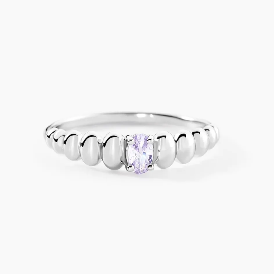 Discount Histoire d'Or Bague Dorothy Argent Blanc Oxyde De Zirconium