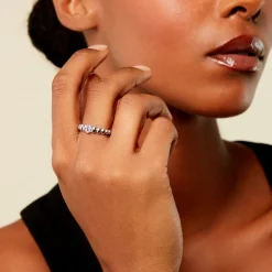 Discount Histoire d'Or Bague Dorothy Argent Blanc Oxyde De Zirconium