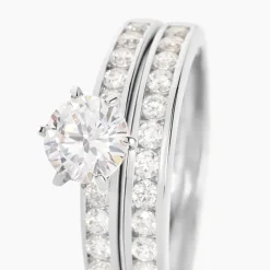 Histoire d'Or Bague Double Jeu De Zirconium* Bagues|Bagues Avec Pierre