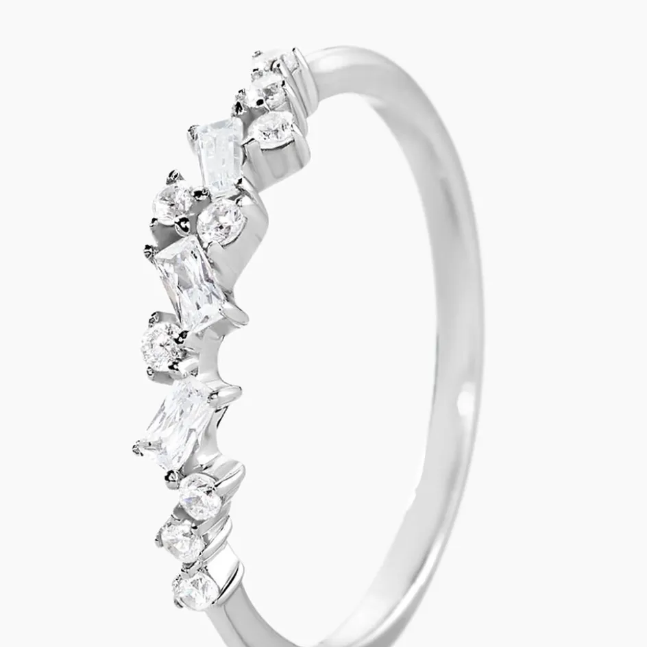 Histoire d'Or Bague Eclat D'Aurore Argent Blanc Oxyde De Zirconium* Bagues|Bagues Fantaisie