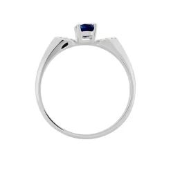 Best Histoire d'Or Bague Edgina Or Blanc Saphir Et Diamant