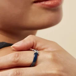 Histoire d'Or Bague Edwin Argent Blanc Céramique Oxyde* Bagues|Bagues Fantaisie