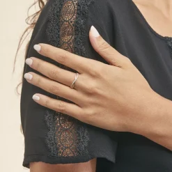 Best Histoire d'Or Bague Eister Or Jaune Oxyde De Zirconium