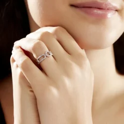 Histoire d'Or Bague Ela Argent Blanc Oxyde De Zirconium* Bagues|Bagues Fantaisie