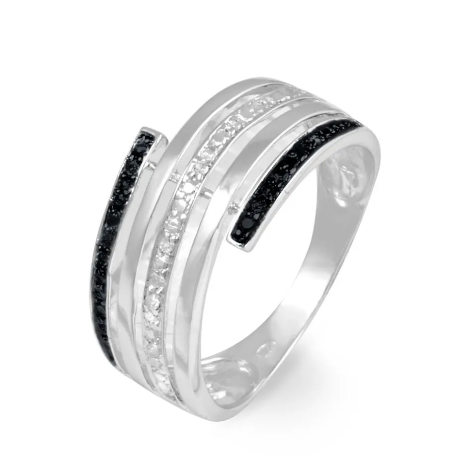 Outlet Histoire d'Or Bague Eleonore or blanc diamant