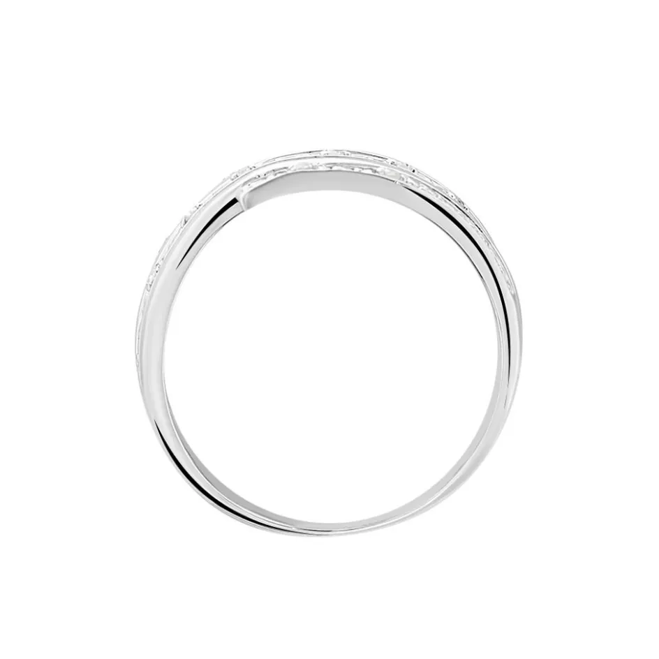 Outlet Histoire d'Or Bague Eleonore or blanc diamant