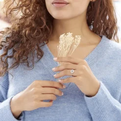 Histoire d'Or Bague Elfidiane Or Blanc Diamant or blanc diamant noir