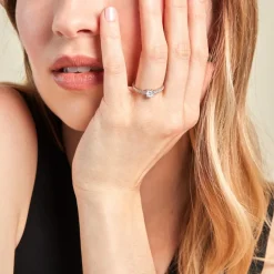 Clearance Histoire d'Or Bague Eliisa Or Blanc Diamant