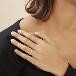 Histoire d'Or Bague Eliisa Or Blanc Diamant* Bagues|Bagues Avec Pierre