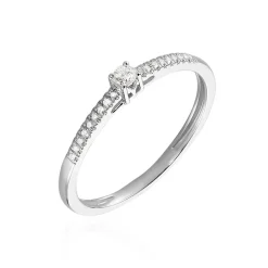 Sale Histoire d'Or Bague Eliisa Or Blanc Diamant