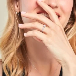 Histoire d'Or Bague Eliisa Or Blanc Diamant* Bagues|Bagues Avec Pierre