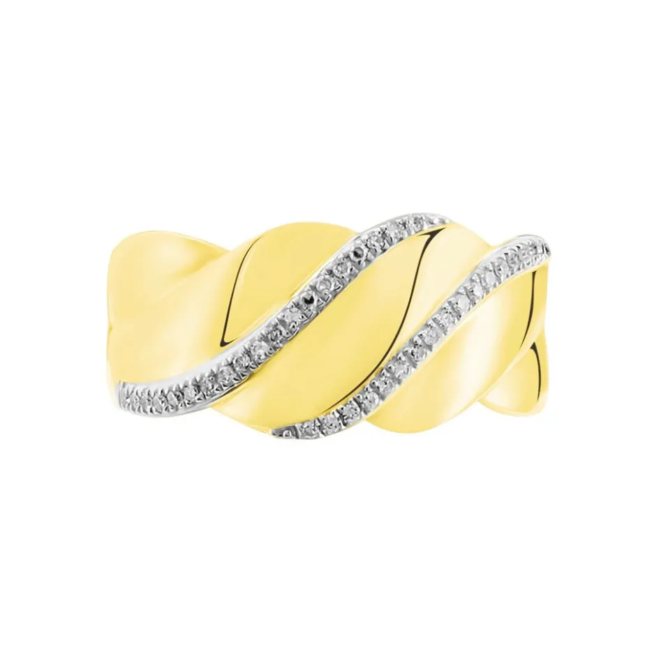 Histoire d'Or Bague Elyanne Or Jaune Diamant* Bagues|Bagues Avec Pierre
