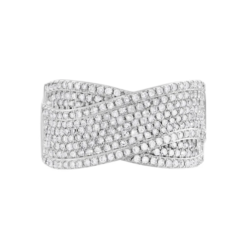 Discount Histoire d'Or Bague Elyne Or Blanc Diamant