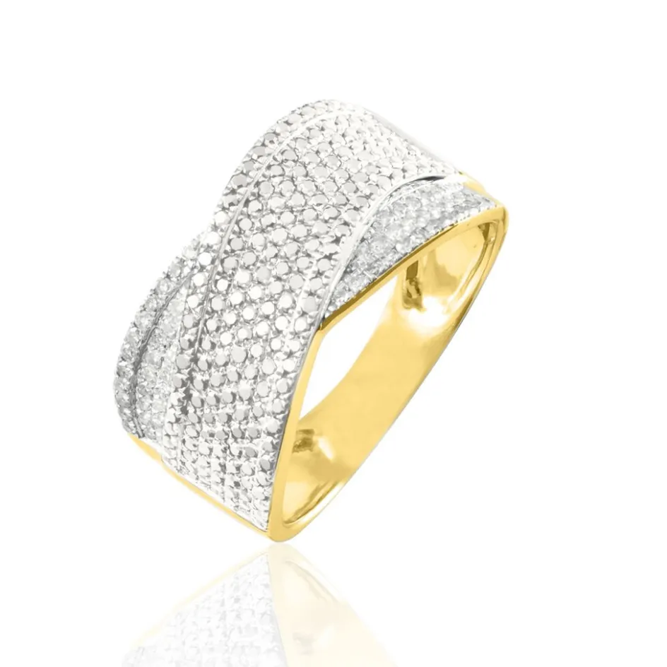 Histoire d'Or Bague Elyne Or Jaune Diamant* Bagues|Bagues Avec Pierre