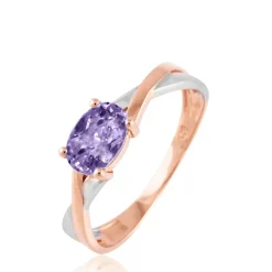Histoire d'Or Bague Emeline Or Bicolore Amethyste* Bagues|Bagues Avec Pierre