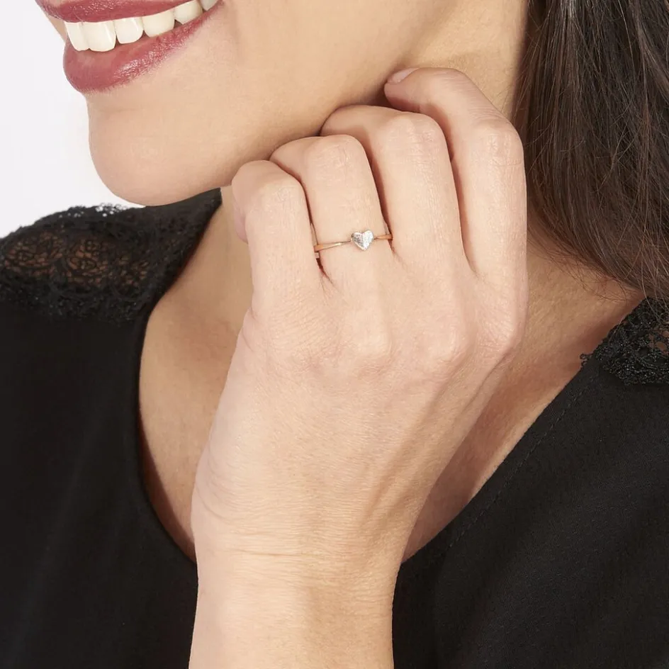 Histoire d'Or Bague Emilia Or Rose Diamant* Bagues|Bagues Avec Pierre