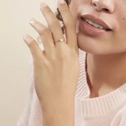 Histoire d'Or Bague Emilia Or Rose Diamant* Bagues|Bagues Avec Pierre