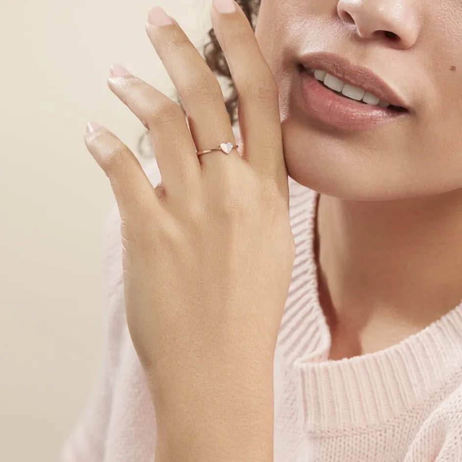 Histoire d'Or Bague Emilia Or Rose Diamant* Bagues|Bagues Avec Pierre