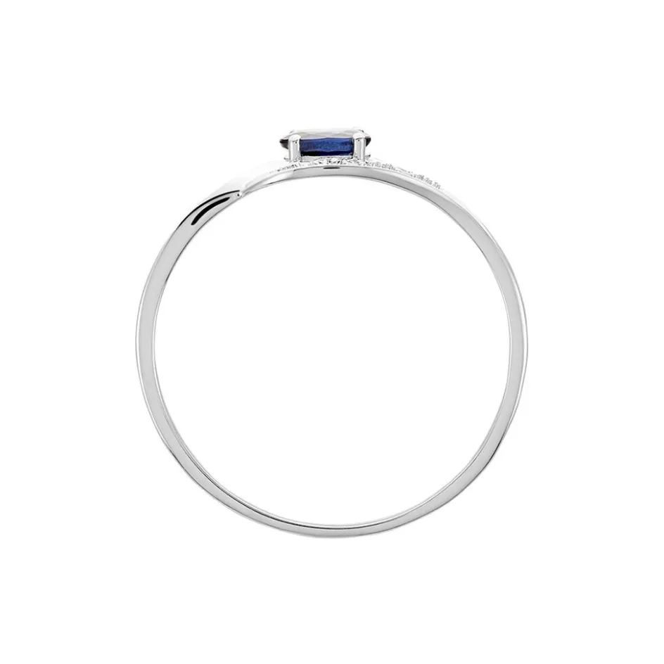 Best Histoire d'Or Bague Emotion Diamant or blanc saphir