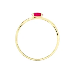 Online Histoire d'Or Bague Emotion Diamant or jaune rubis