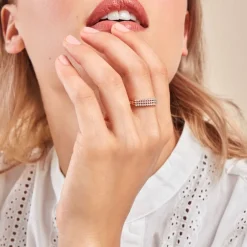 Outlet Histoire d'Or Bague Epiphany Or Jaune Diamant Synthétique