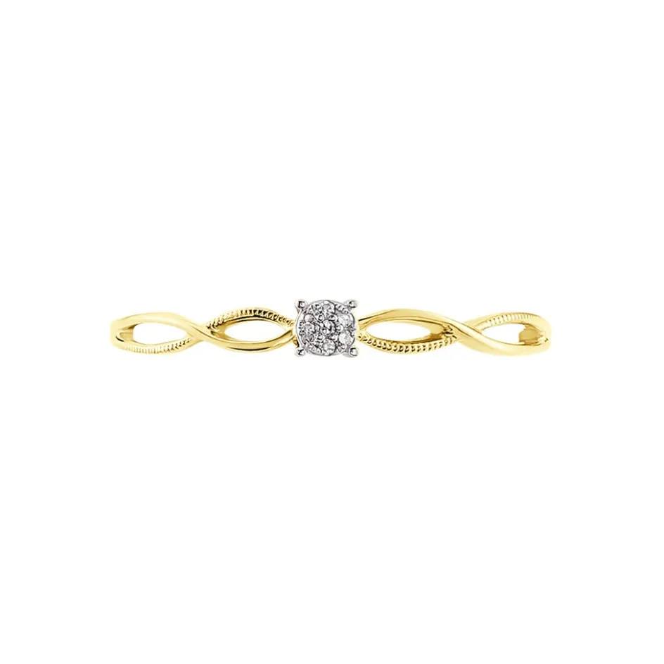 Outlet Histoire d'Or Bague Farila or jaune diamant