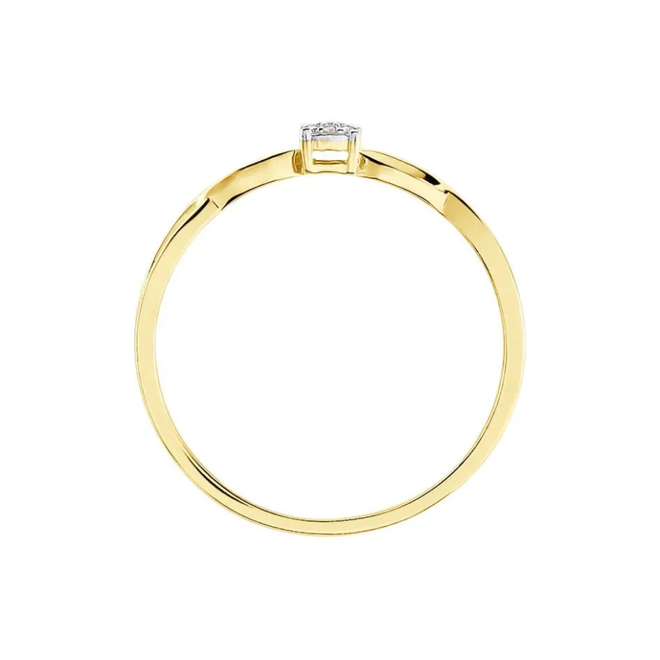 Outlet Histoire d'Or Bague Farila or jaune diamant