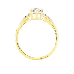 Discount Histoire d'Or Bague Filipa Or Bicolore Oxyde De Zirconium
