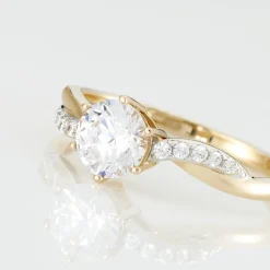 Discount Histoire d'Or Bague Filipa Or Bicolore Oxyde De Zirconium