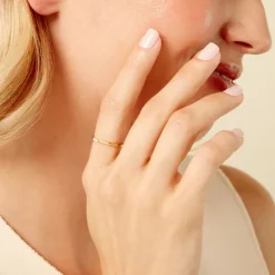 Outlet Histoire d'Or Bague Fino Acier Jaune