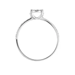 Clearance Histoire d'Or Bague Frika Or Blanc Diamant