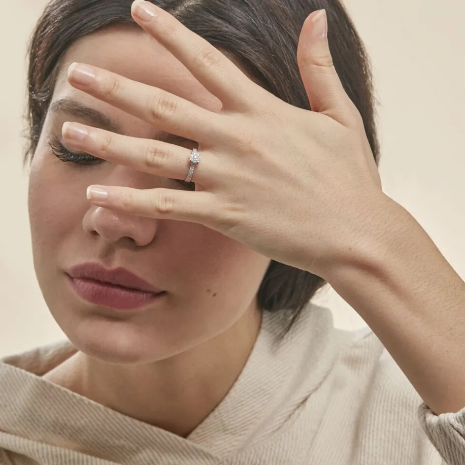 Clearance Histoire d'Or Bague Frika Or Blanc Diamant