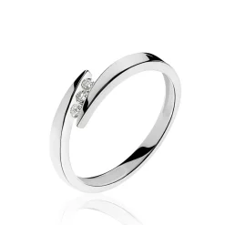 Histoire d'Or Bague Galya Or Blanc Diamant* Bagues|Bagues Avec Pierre