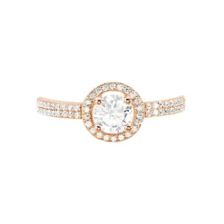 Discount Histoire d'Or Bague Garine Or Rose Oxyde De Zirconium