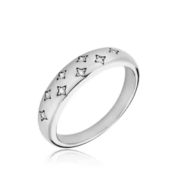 Histoire d'Or Bague Garrett Argent Blanc Oxyde De Zirconium* Bagues|Bagues Fantaisie