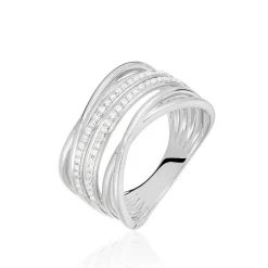 Best Histoire d'Or Bague Giseleae Or Blanc Diamant