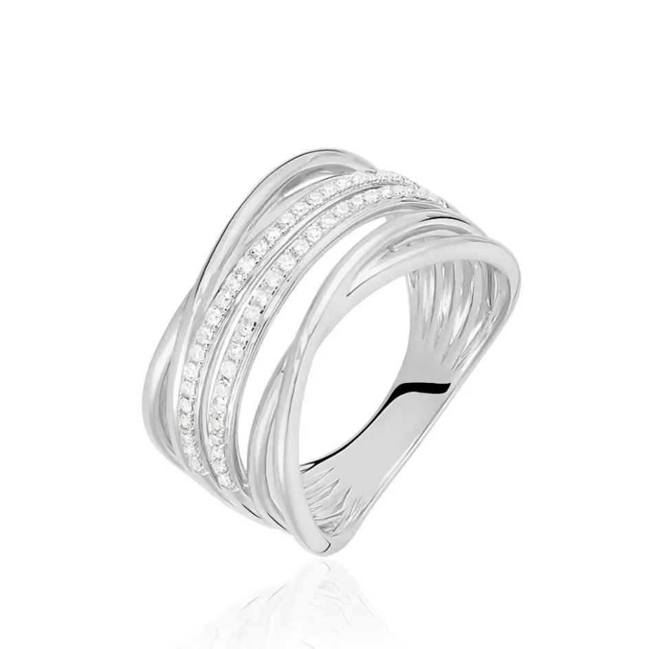 Best Histoire d'Or Bague Giseleae Or Blanc Diamant