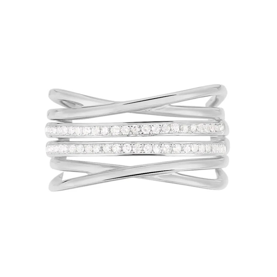 Best Histoire d'Or Bague Giseleae Or Blanc Diamant