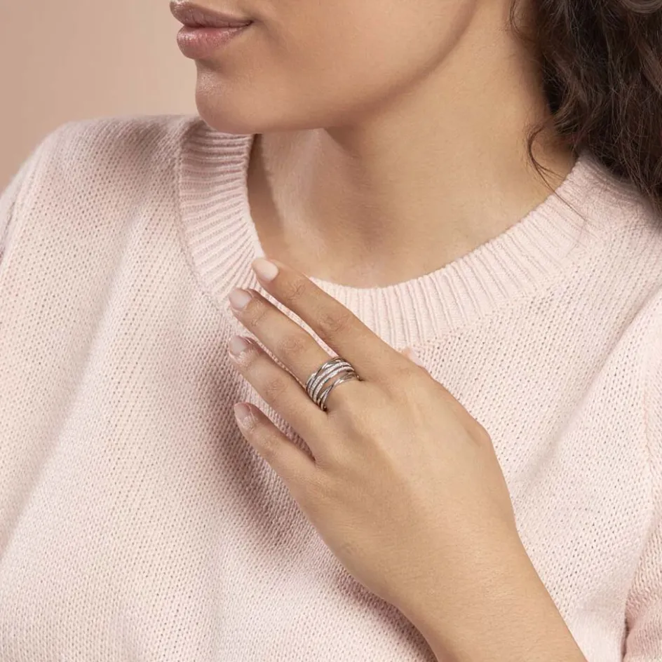 Best Histoire d'Or Bague Giseleae Or Blanc Diamant