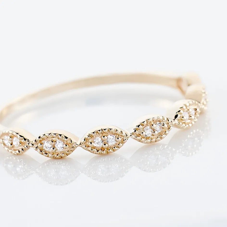 Clearance Histoire d'Or Bague Hestia Or Rose Oxyde De Zirconium