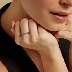 Outlet Histoire d'Or Bague Imogen Argent Blanc Oxyde De Zirconium