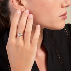 Outlet Histoire d'Or Bague Inola Argent Blanc