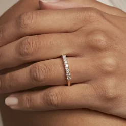 Sale Histoire d'Or Bague Isee Plaqué Or Jaune Oxyde De Zirconium