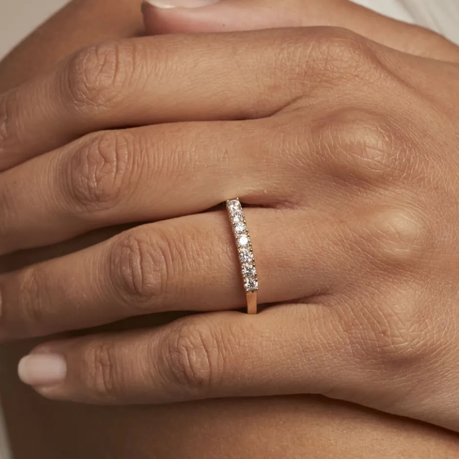 Sale Histoire d'Or Bague Isee Plaqué Or Jaune Oxyde De Zirconium