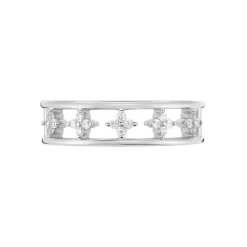 Discount Histoire d'Or Bague Isia Argent Blanc Oxyde De Zirconium