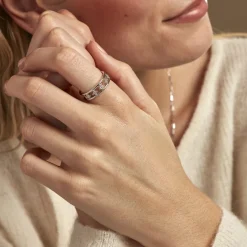 Discount Histoire d'Or Bague Isia Argent Blanc Oxyde De Zirconium